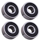 (4 Each) 606-2RS, 606LU, R1760-2RS Sealed Radial Ball Bearing 6X17X6 SpinCo