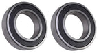 (2 Each) 6007-2RS, 6007LLU, 6007DDU Sealed Radial Ball Bearing 35X62X14 SpinCo