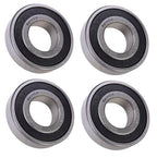 (4 Each) R10-2RS Sealed Radial Ball Bearing 5/8 ID X 1-3/8 OD X 11/32 Wide