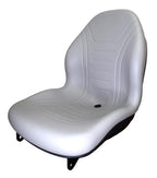 Case IH High Back Tractor Seat DX33 DX35 DX40 DX45 DX48 DX55 DX60 Gray