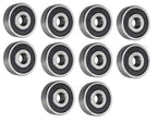 (10 Each) 6300-2RS, 6300LLU, 300PP Sealed Radial Ball Bearing 10X35X11 SpinCo