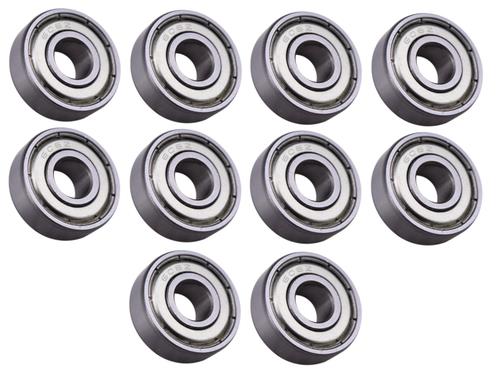 (10 Each) 608-ZZ, 608-2Z, R2280-ZZ Shielded Radial Ball Bearing 8X22X7 Skate