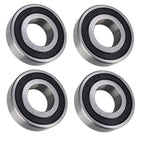 (4 Each) R14-2RS Sealed Radial Ball Bearing 7/8 ID X 1-7/8 OD X 1/2 Wide SpinCo