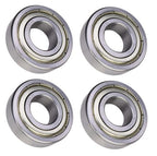 (4 Each) 1635-ZZ Shielded Radial Ball Bearing 3/4 ID X 1-3/4 OD X 1/2 Wide