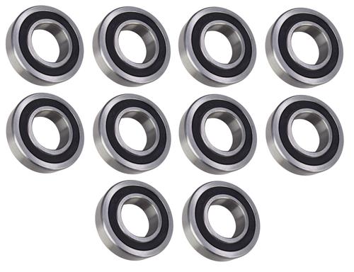 (10 Each) R16-2RS Sealed Radial Ball Bearing 1 ID X 2 OD X 1/2 Wide SpinCo