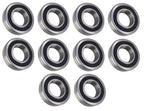 (10 Each) R16-2RS Sealed Radial Ball Bearing 1 ID X 2 OD X 1/2 Wide SpinCo