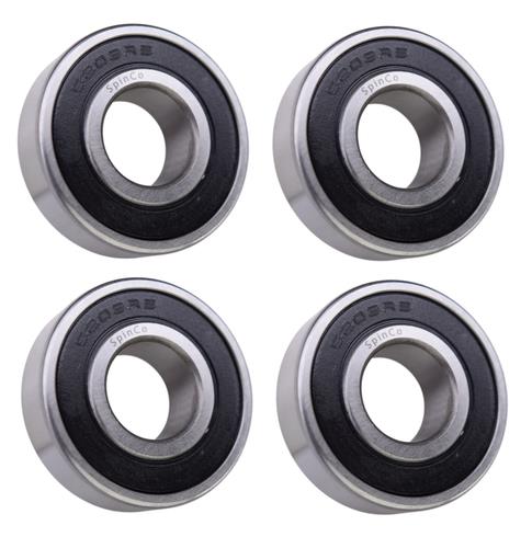 (4 Each) 6203-2RS, 6203LLU, 203PP Sealed Radial Ball Bearing 17X40X12 SpinCo