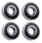 (4 Each) 6203-2RS, 6203LLU, 203PP Sealed Radial Ball Bearing 17X40X12 SpinCo