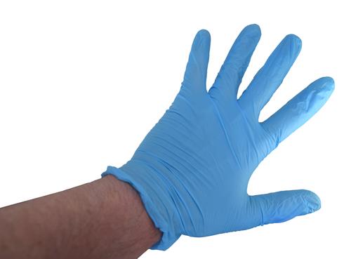 Nitrile Rubber Gloves Disposable Mechanic Gardening Case of 1000 Large NON-FDA