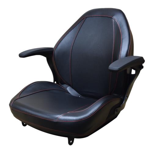 Ford New Holland Workmaster Tractor Seat 45 55 65 75 TC35 TC35D Armrests Black
