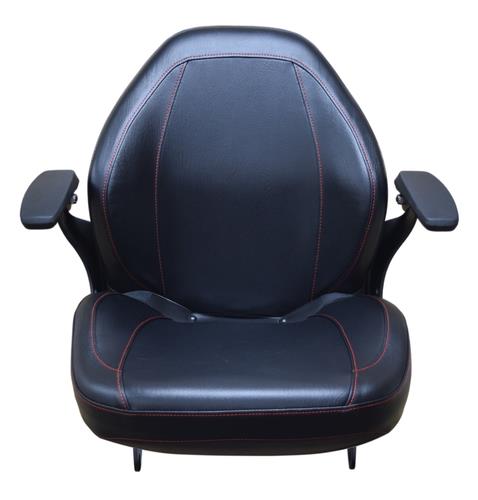 Ford New Holland Workmaster Tractor Seat 45 55 65 75 TC35 TC35D Armrests Black