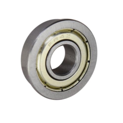 (4 Pack) FR4-ZZ Flanged Shielded Radial Ball Bearing 1/4 ID X 5/8 OD X 0.196" W