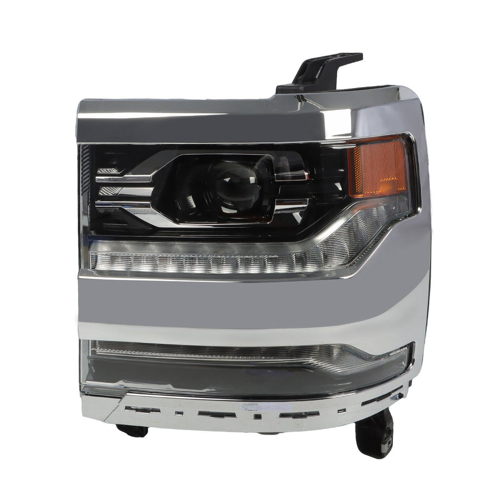 2016-18 Chevy Silverado 1500 Left Chrome DRL Projector Full LED Headlight