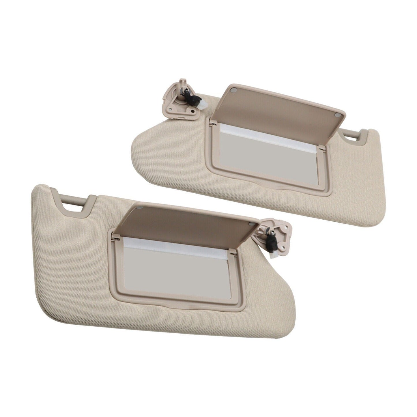 1 Pair Beige Sun Visor Left & Right 96401-3TA2A for 2013-2018 Nissan Altima