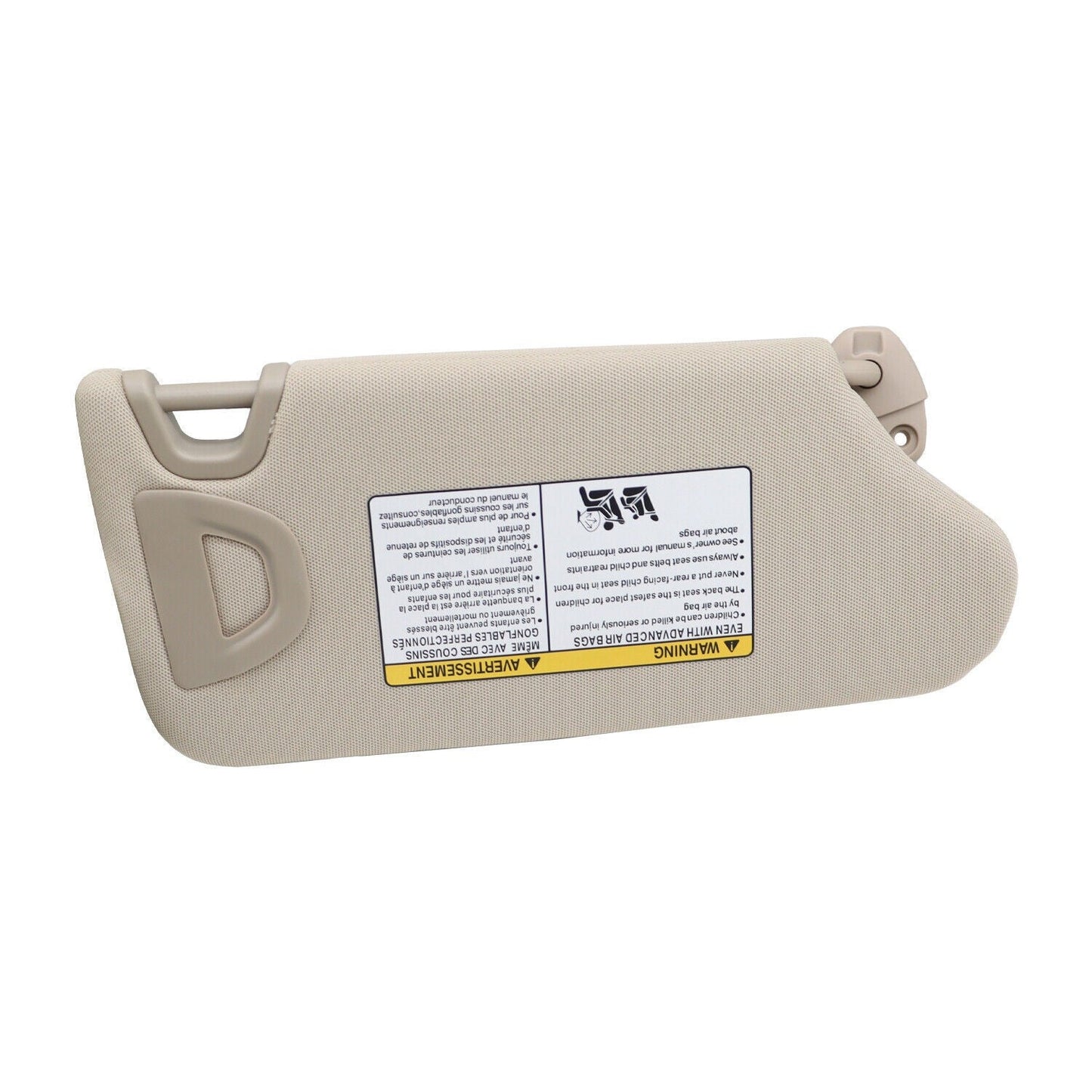 1 Pair Beige Sun Visor Left & Right 96401-3TA2A for 2013-2018 Nissan Altima