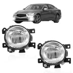 Pair Front Fog Lights for 14-20 Infiniti Q50 Q60 Q70 QX60 QX80 LH RH