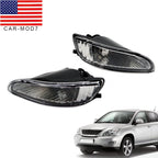 Pair Front Fog Lights for 2004-2009 Lexus RX300 RX330 RX350 L+R Driving Lamps