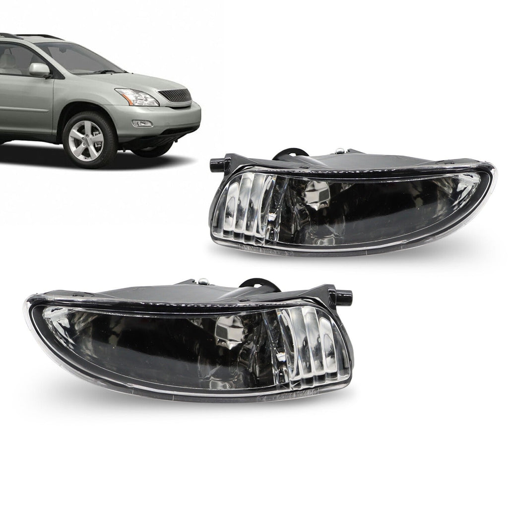 Pair Front Fog Lights for 2004-2009 Lexus RX300 RX330 RX350 L+R Driving Lamps