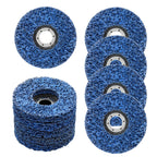 10 Pack 4.5"x7/8" Easy Strip Discs Paint Rust Removal Cleaning Pads Set of 10