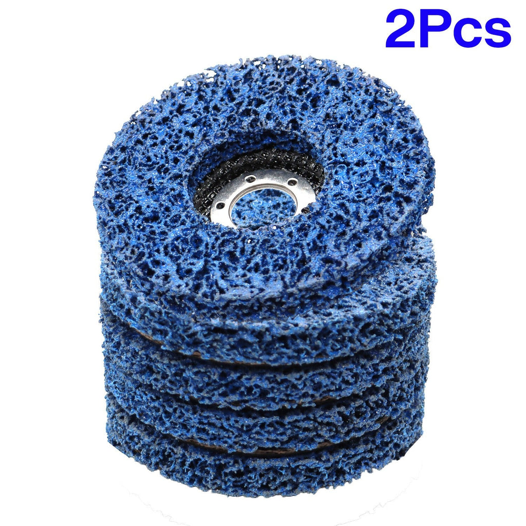 10 Pack 4.5"x7/8" Easy Strip Discs Paint Rust Removal Cleaning Pads Set of 10