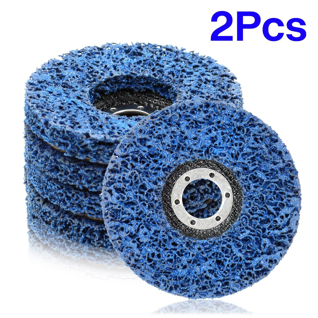10 Pack 4.5"x7/8" Easy Strip Discs Paint Rust Removal Cleaning Pads Set of 10