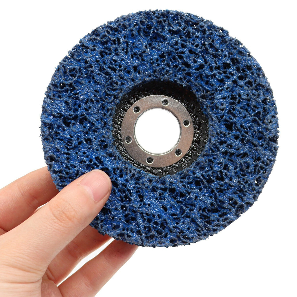 10 Pack 4.5"x7/8" Easy Strip Discs Paint Rust Removal Cleaning Pads Set of 10