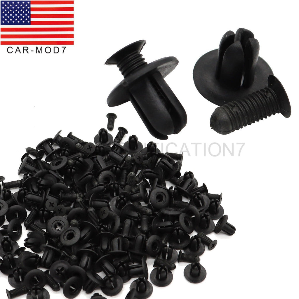 100x Bumper Retainer Fender Liner Hood Rivet Clips Fasteners for Hyundai