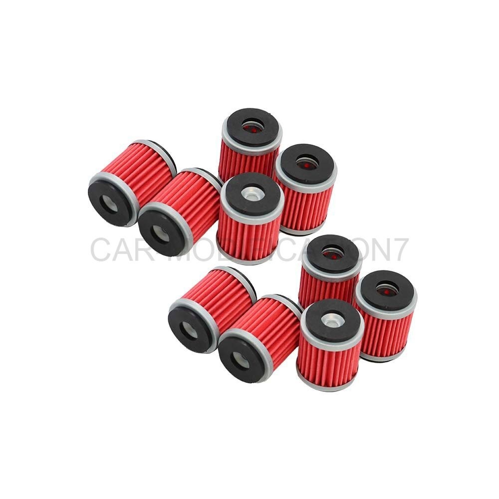 10pc Oil Filter Set for Yamaha YZ250 YZ250F YZ450F XT250 YBR250 WR250F WR450F