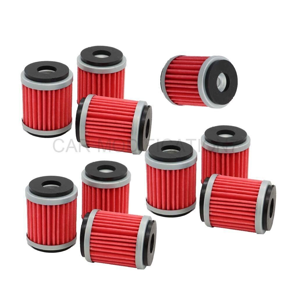 10pc Oil Filter Set for Yamaha YZ250 YZ250F YZ450F XT250 YBR250 WR250F WR450F
