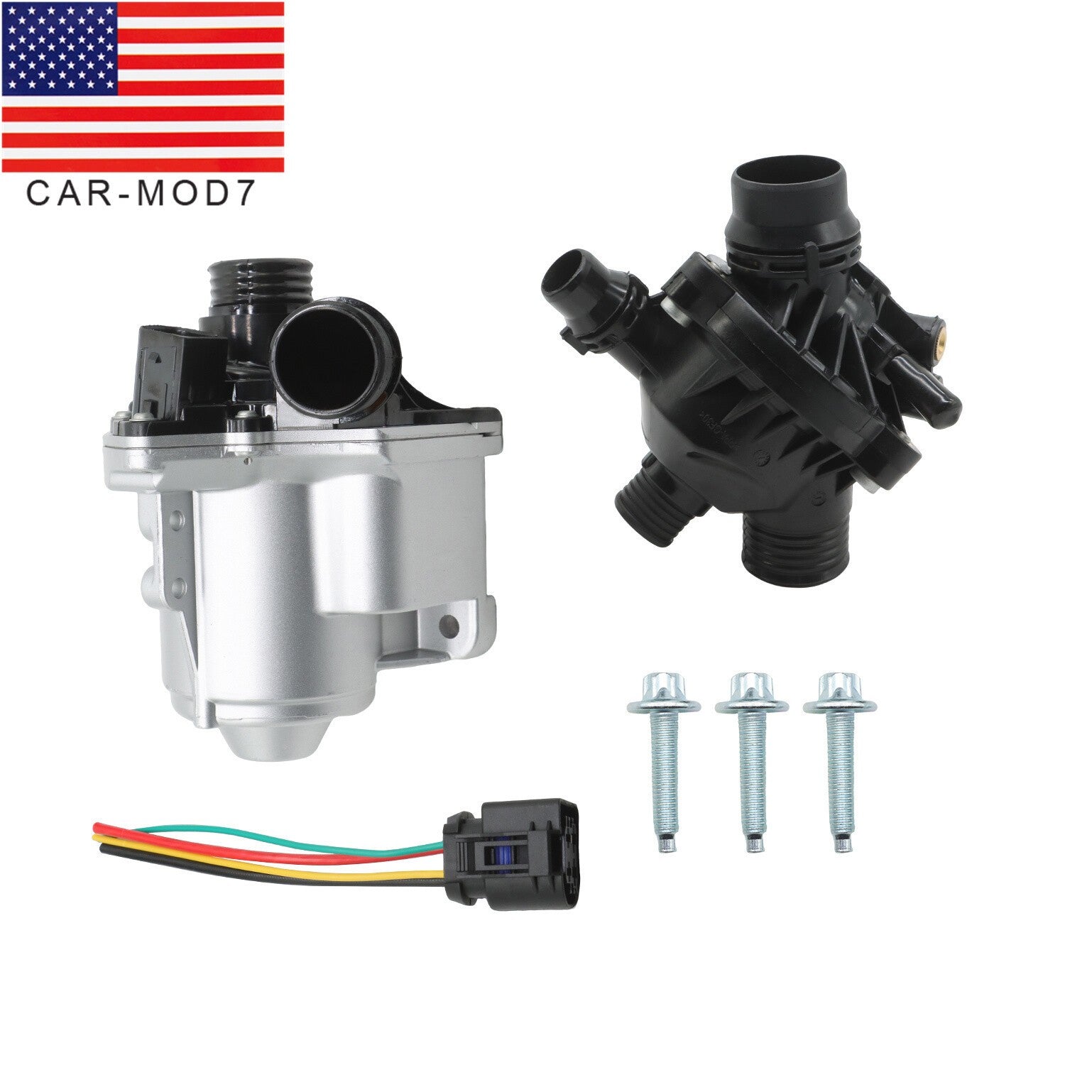 Water Pump with Thermostat for BMW X5 740i X3 335i Z4 E82 11517632426