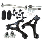 14" Lower Control Arms Ball Joint Sway Bar Tie Rod for 2006-2011 Honda Civic
