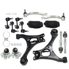 14" Lower Control Arms Ball Joint Sway Bar Tie Rod for 2006-2011 Honda Civic
