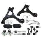 14" Lower Control Arms Ball Joint Sway Bar Tie Rod for 2006-2011 Honda Civic