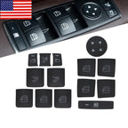 14X Car Door Armrest Window Switch Button Cover for Mercedes-Benz E350 08-19