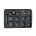 14X Car Door Armrest Window Switch Button Cover for Mercedes-Benz E350 08-19