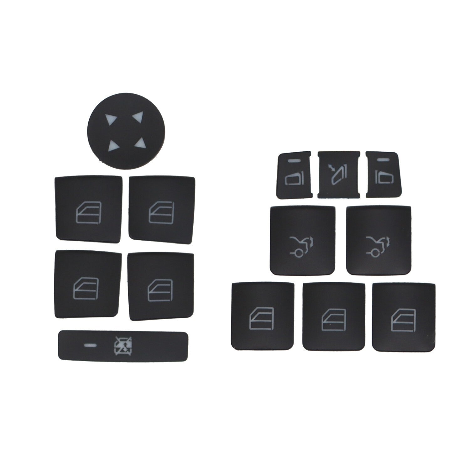 14X Car Door Armrest Window Switch Button Cover for Mercedes-Benz E350 08-19