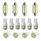 14x White LED Interior Light Kit for Ford F250 F350 Super Duty 1999-2016