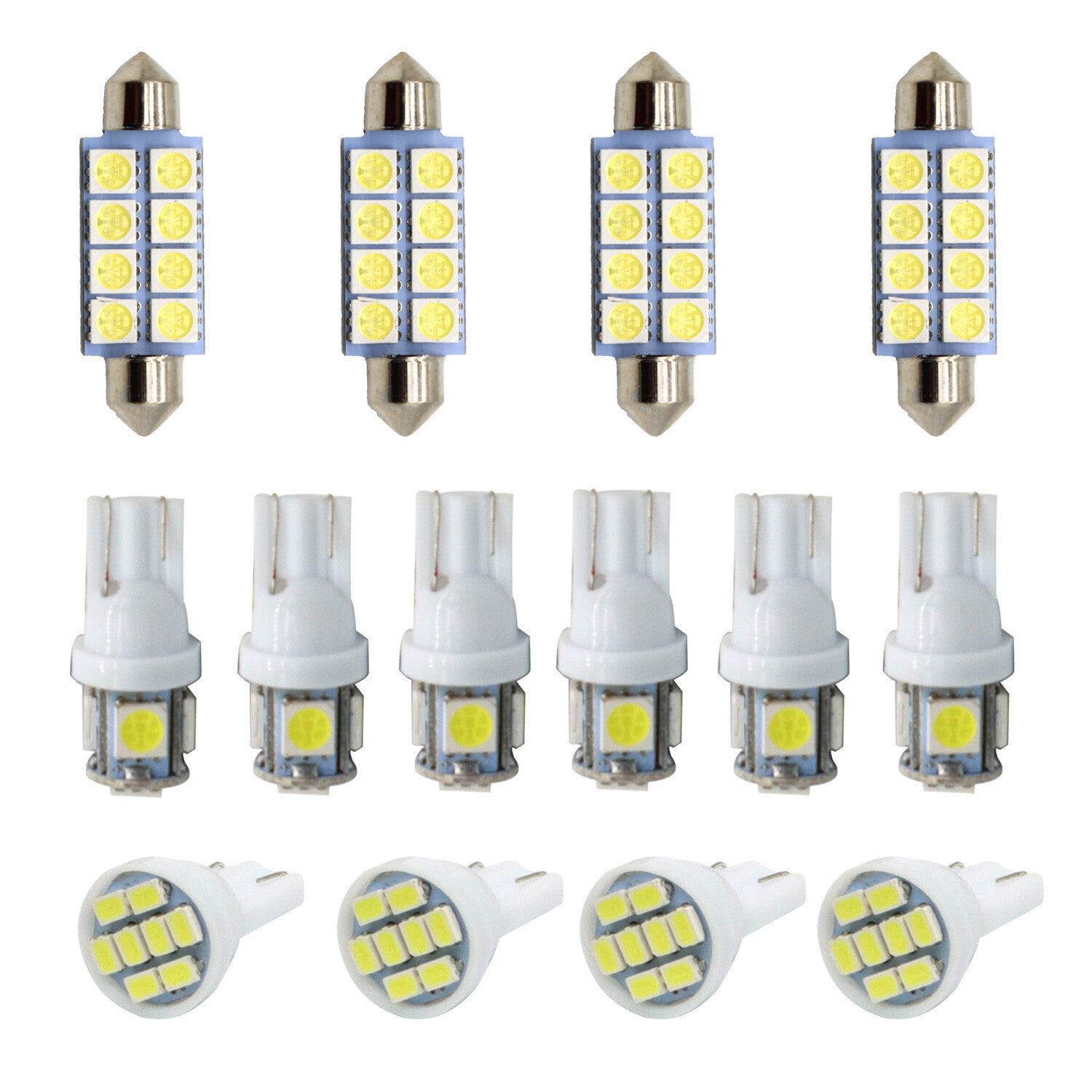 14x White LED Interior Light Kit for Ford F250 F350 Super Duty 1999-2016