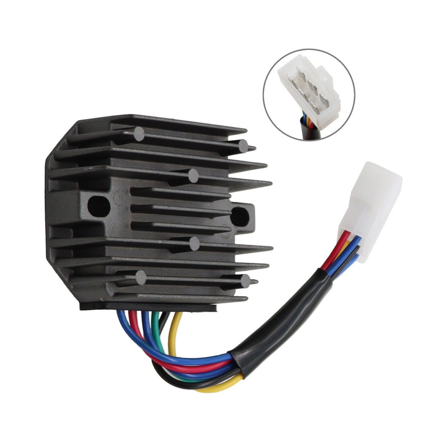 Kubota Voltage Regulator Rectifier 15351-64601 15531-64603 6 Wire Compatible