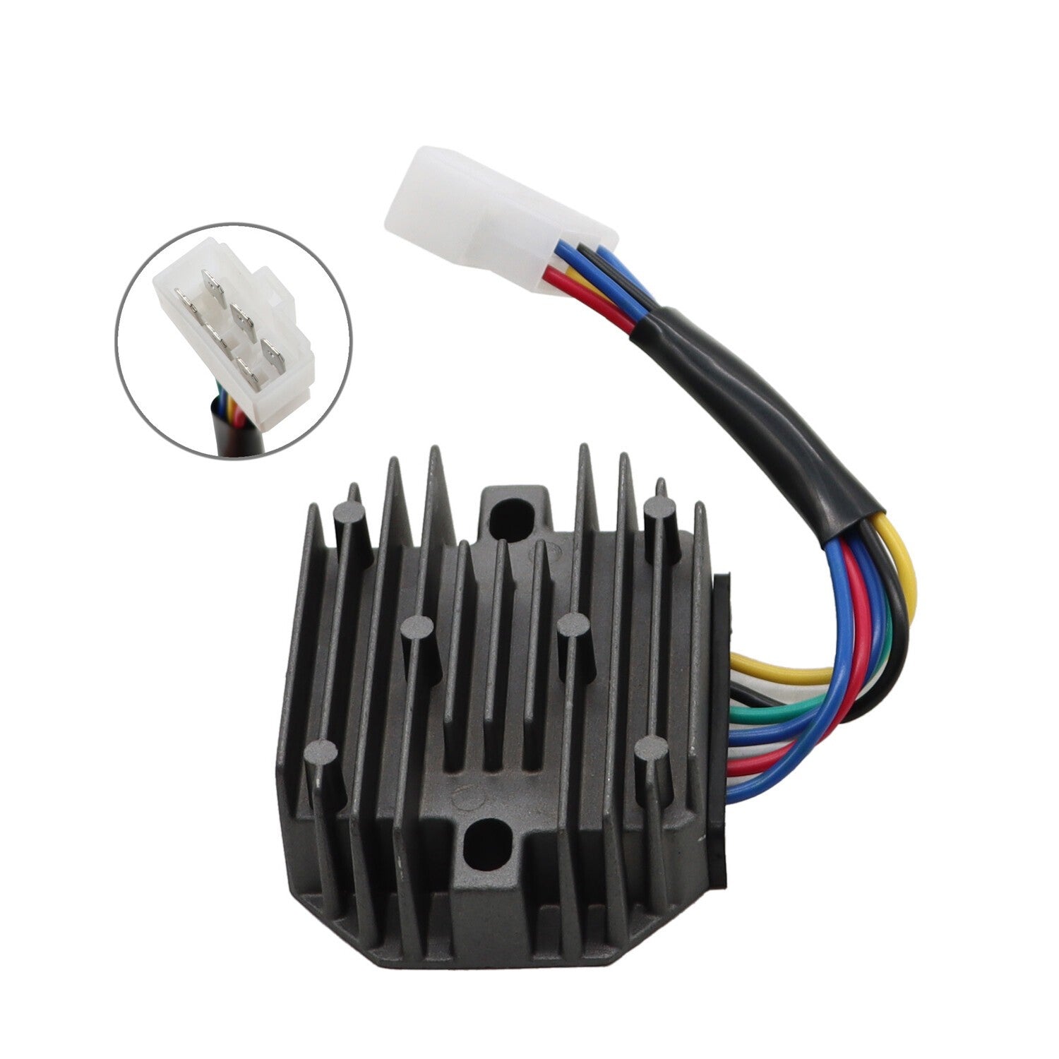 Kubota Voltage Regulator Rectifier 15351-64601 15531-64603 6 Wire Compatible