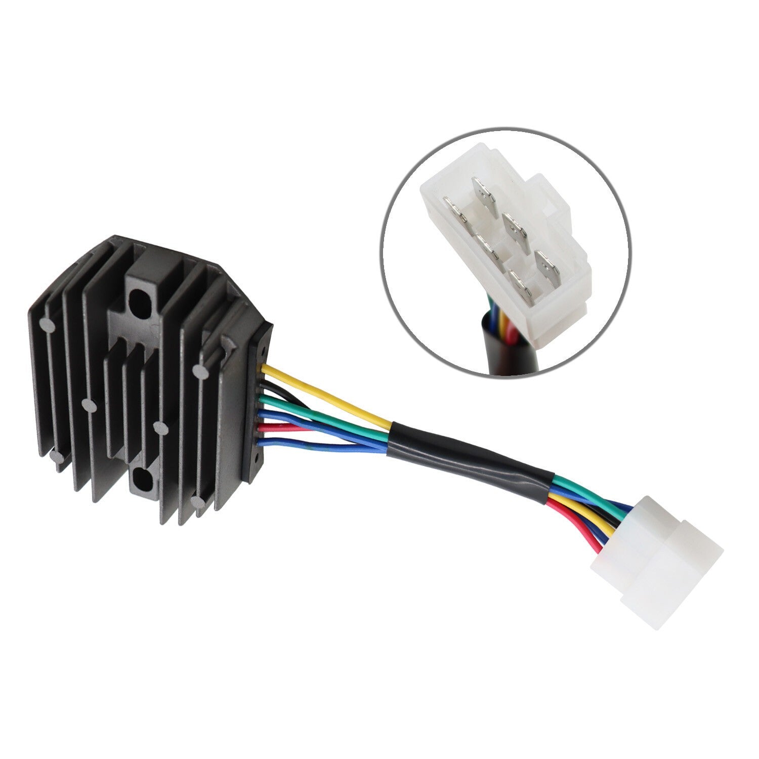 Kubota Voltage Regulator Rectifier 15351-64601 15531-64603 6 Wire Compatible