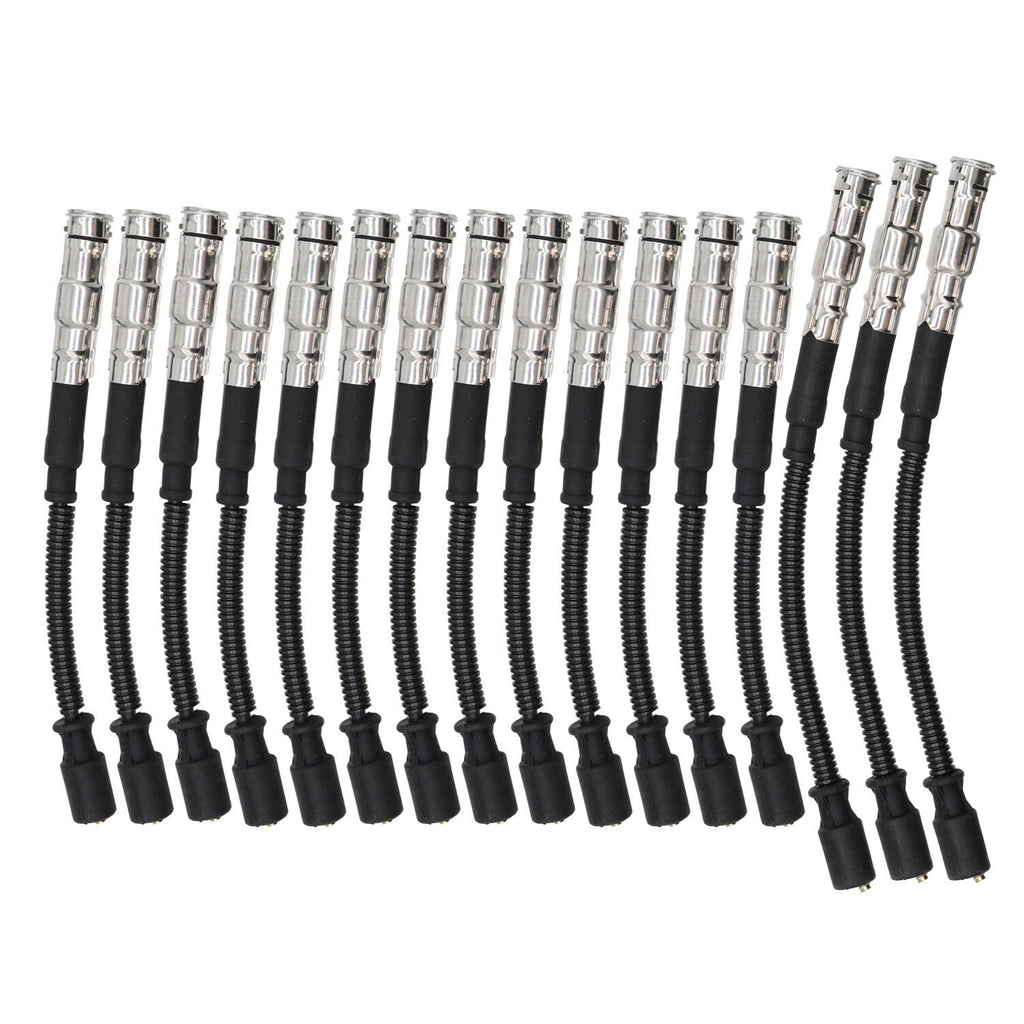 16x Spark Plug Ignition Wires SW05 for Mercedes C CLK E G ML SLK-Class