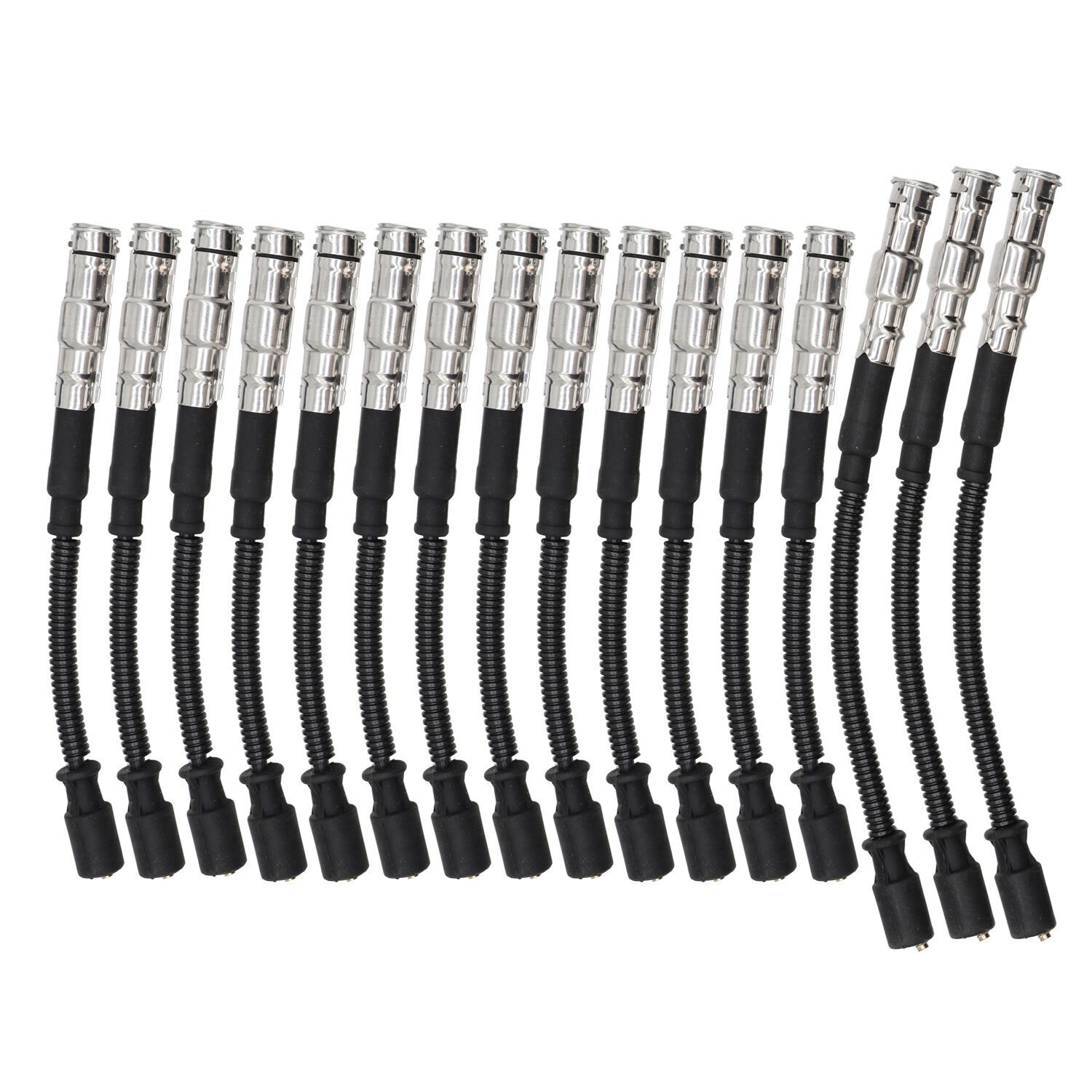 16x Spark Plug Ignition Wires SW05 for Mercedes C CLK E G ML SLK-Class