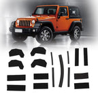 17PCS Jeep Wrangler JK 2007-2018 Hardtop Foam Headliner Seal Kit 68026937AB