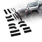 17PCS Jeep Wrangler JK 2007-2018 Hardtop Foam Headliner Seal Kit 68026937AB