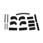 17PCS Jeep Wrangler JK 2007-2018 Hardtop Foam Headliner Seal Kit 68026937AB
