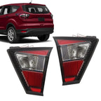 Pair Left & Right Rear Tail Brake Lights for Ford Escape 2017-2019
