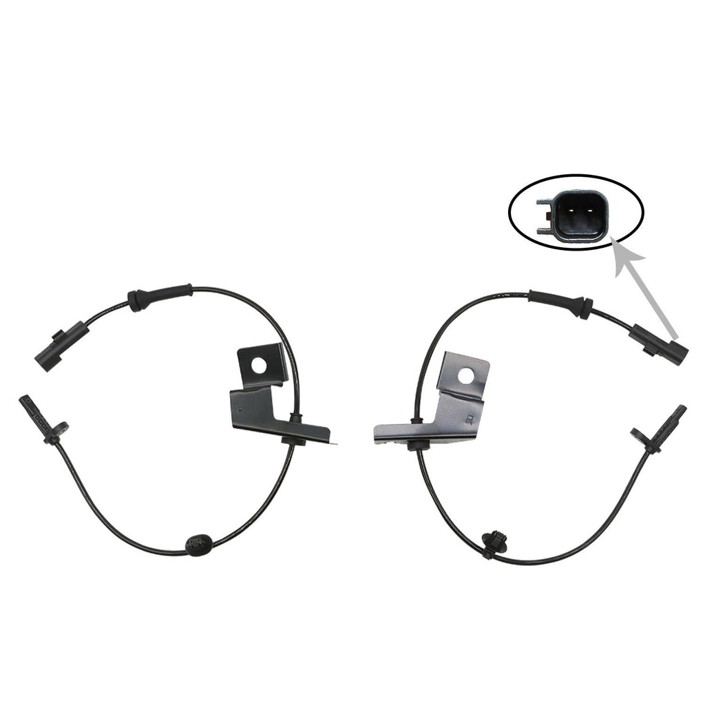 2 ABS Wheel Speed Sensors Front Left & Right for Ford Fusion 2013-2019