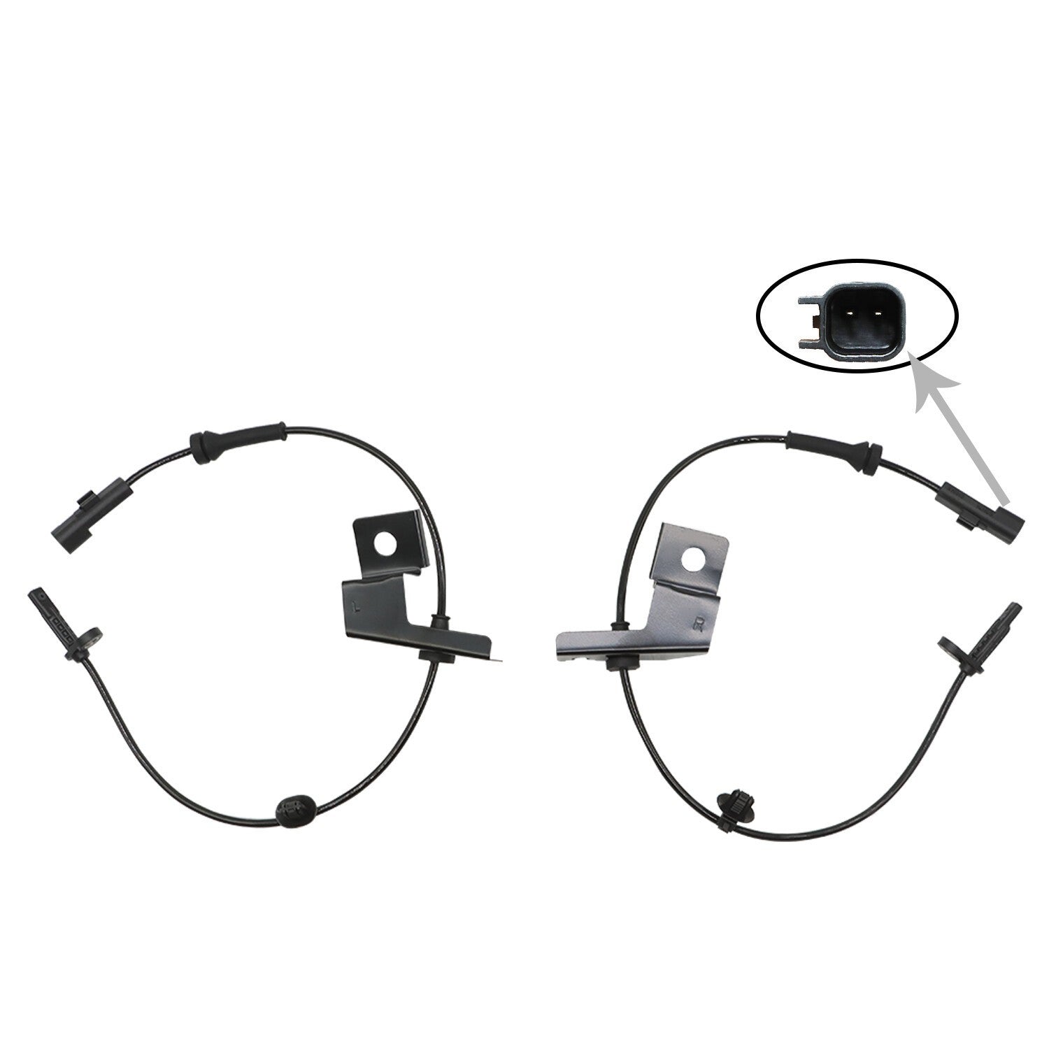 2 ABS Wheel Speed Sensors Front Left & Right for Ford Fusion 2013-2019