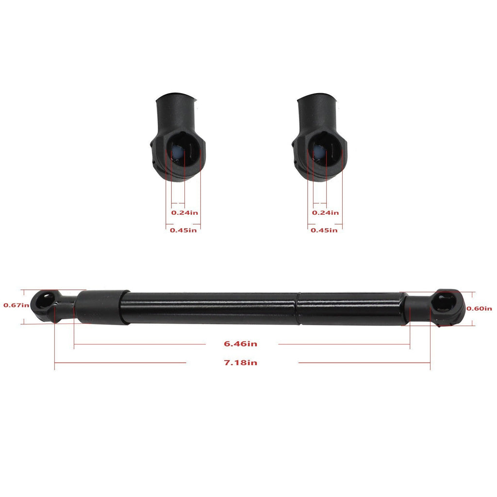 2 Pack 603983 Steering Damper Shock Absorber for Hustler Raptor FasTrak Mower